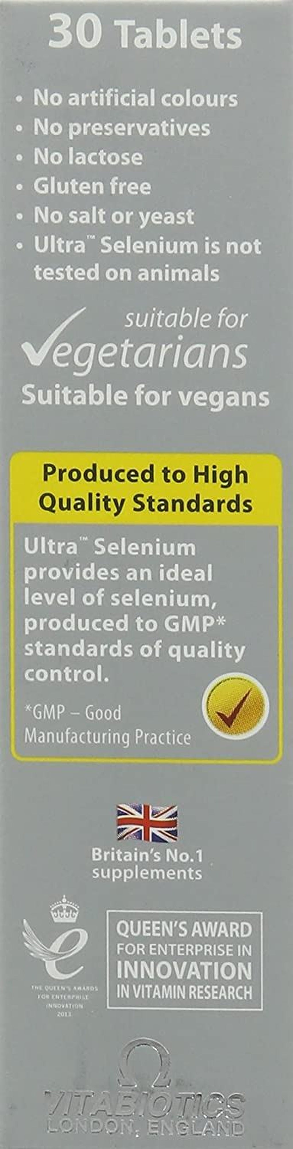 Vitabiotics Ultra Selenium - 30 Tablets - image 2