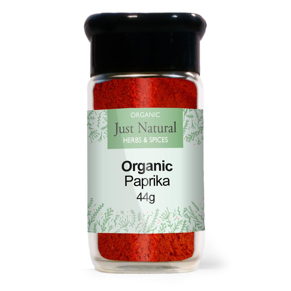 Just Natural Herbs Organic Paprika (Glass Jar) 60g