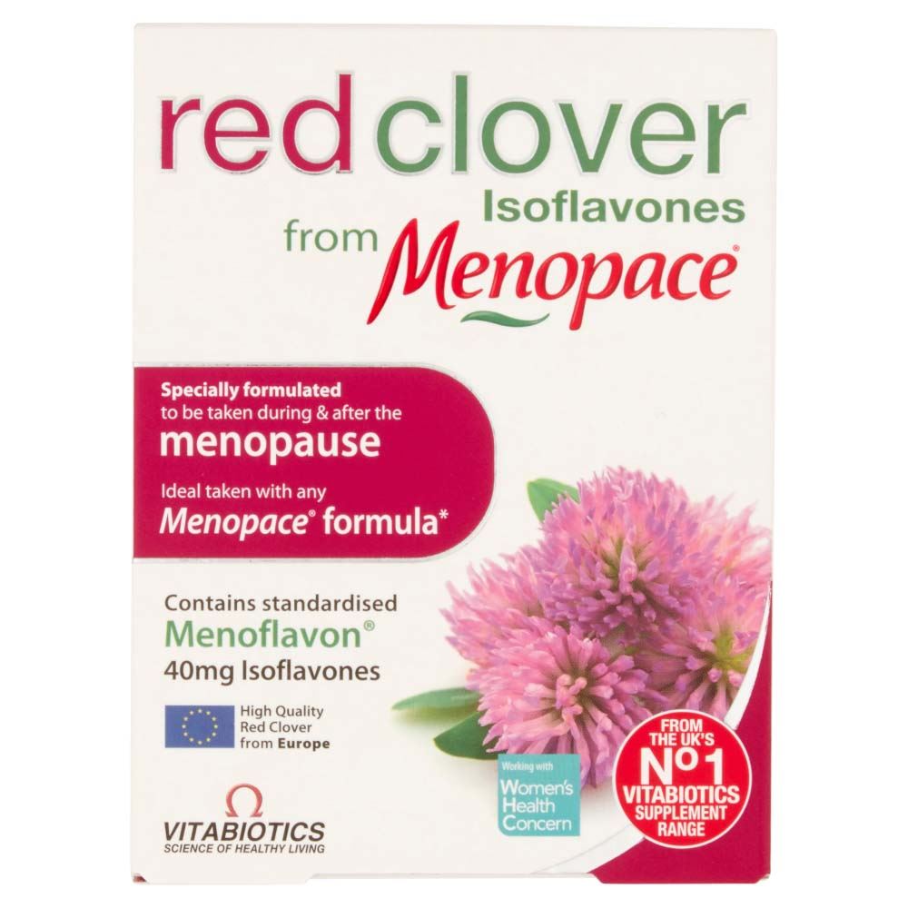 Vitabiotics Menopace Red Clover - 30 Capsules