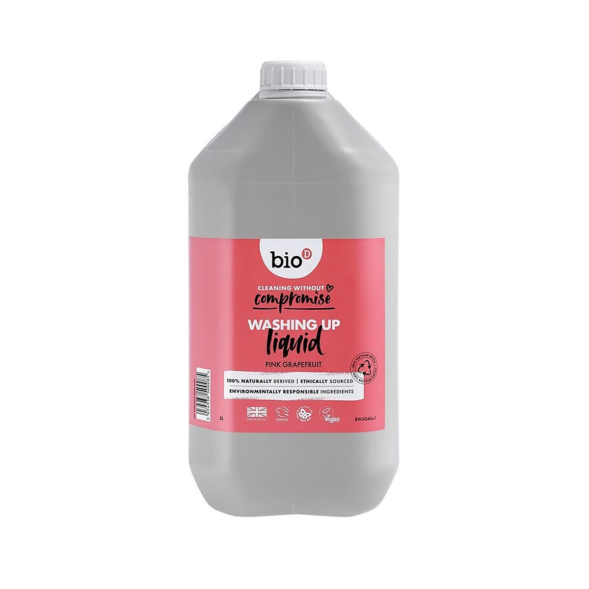 Bio-D Washing Up Liquid with Grapefruit - 5 litre