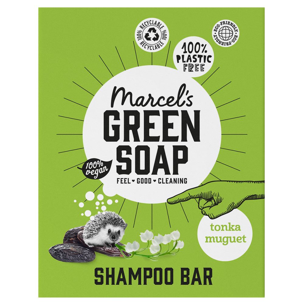 Marcels Green Soap Marcels Shampoo Bar Tonka & Muguet 90g