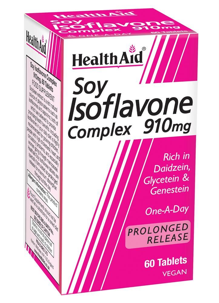 HealthAid Soya Isoflavone Complex 910mg 60 Tablets