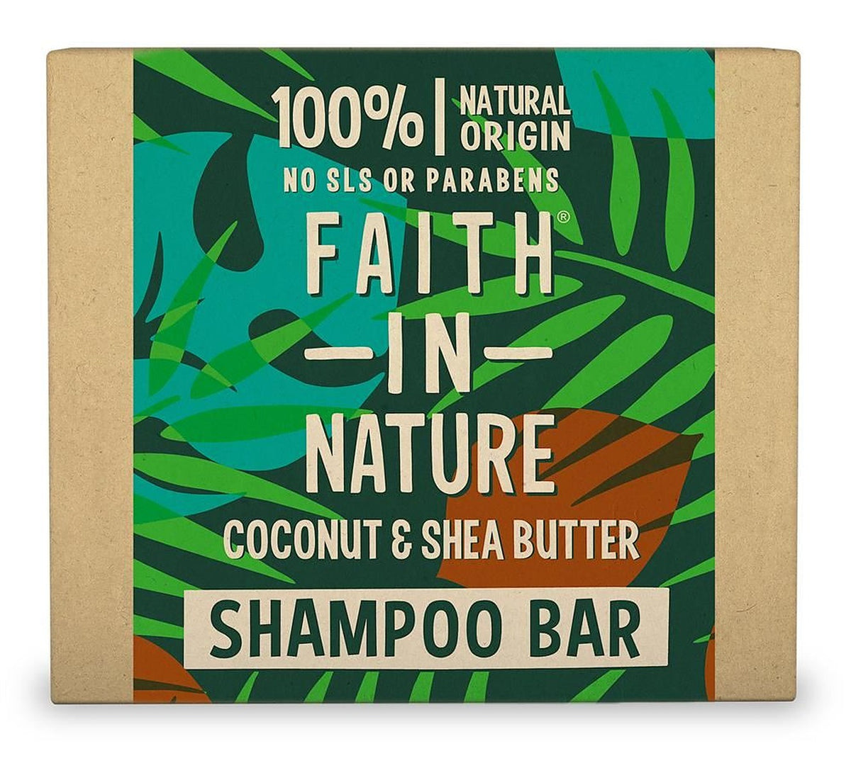 Faith in Nature Shampoo Bar Coconut & Shea Butter 85gm