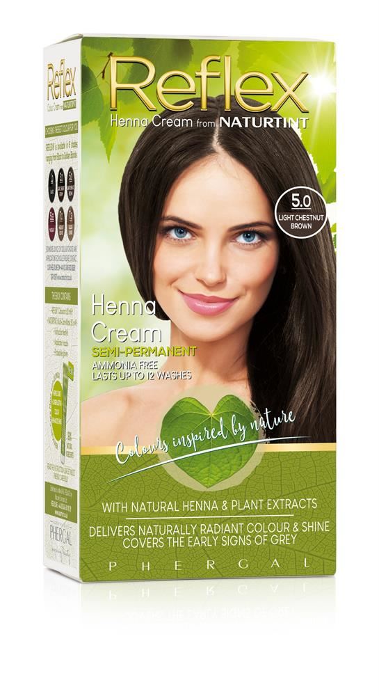 Naturtint Reflex Naturtint Semi-Perm Colour 5.0 Lt Chestnut Brown 110ml