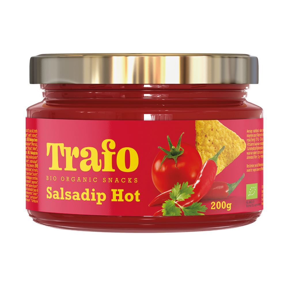 Trafo Organic Salsa Dip Hot 200g - 6 Pack