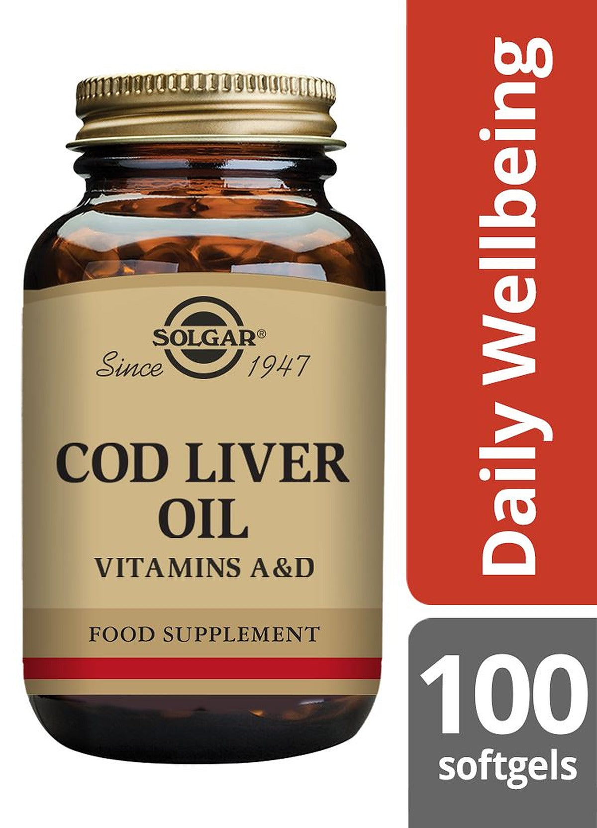 Solgar Cod Liver Oil - 100 Softgels - image 2