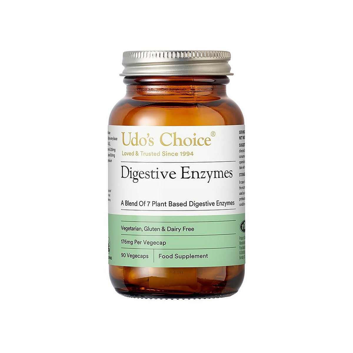 Udos Choice Digestive Enzyme Blend - 90 Vegecaps