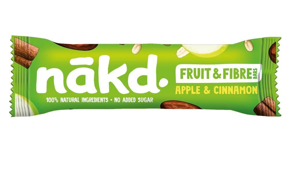 Nakd Fruit & Fibre Apple & Cinnamon Bar 44g - 16 Pack