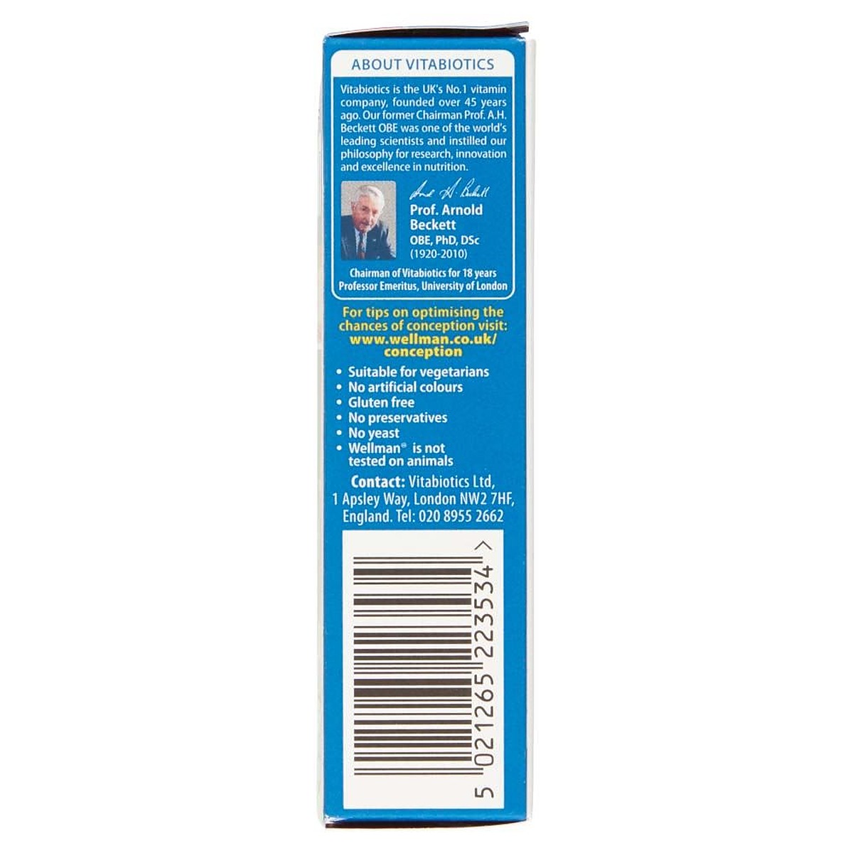 Vitabiotics Wellman Conception - 30 Tablets - image 4