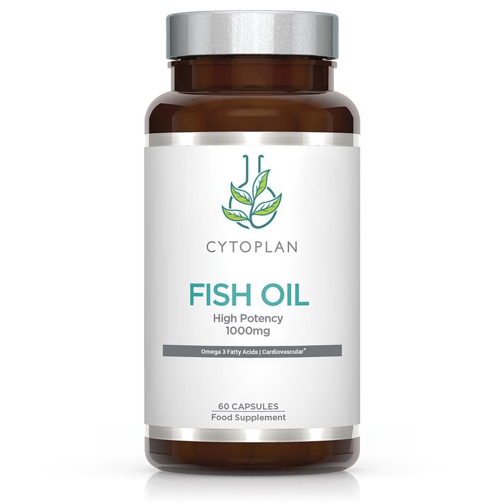 Cytoplan Fish Oil: High Potency Omega 3 EPA/DHA 60 Capsules