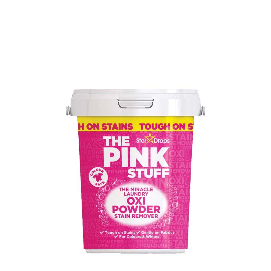 The Pink Stuff Miracle Laundry Oxi Powder Stain Remover for Colours 1kg