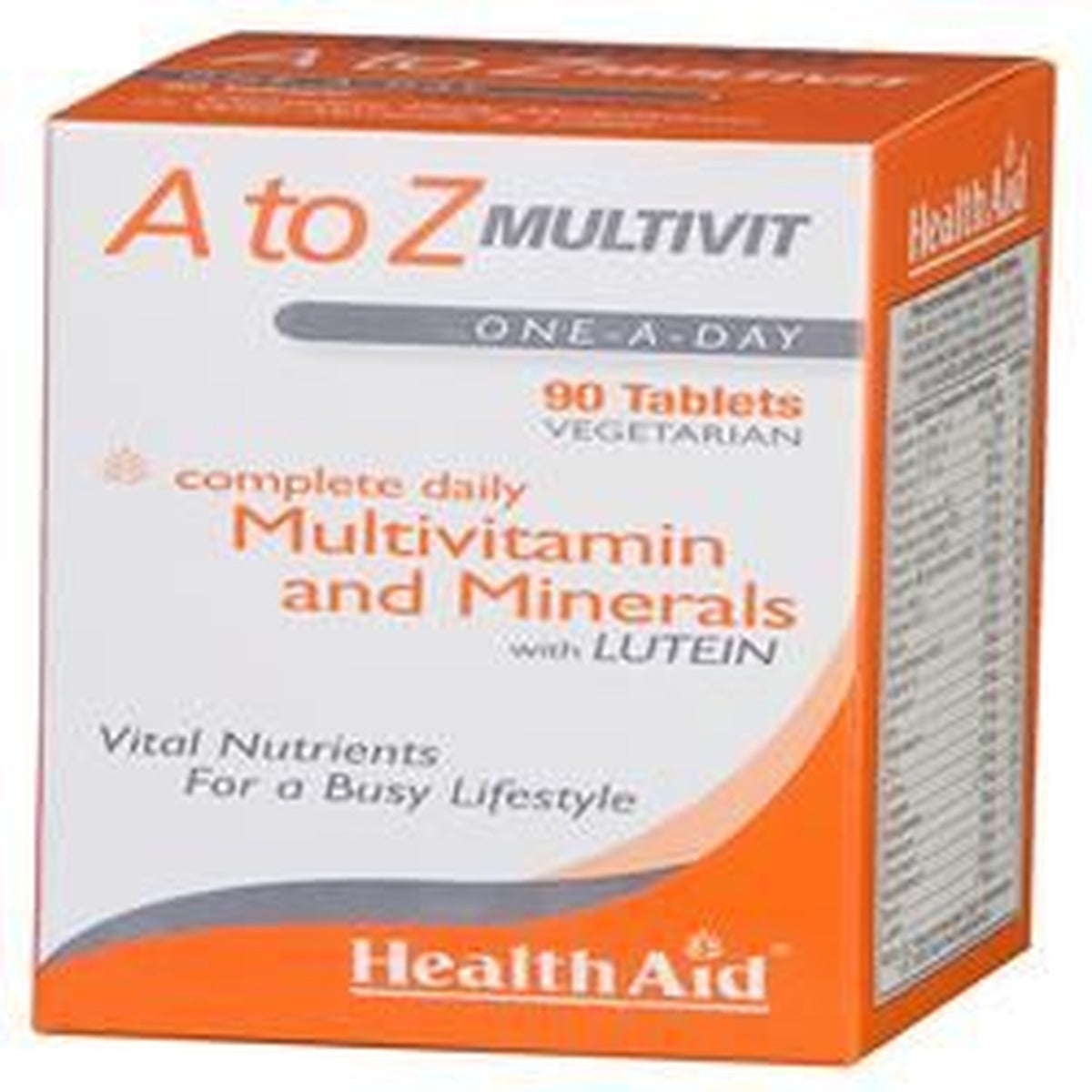 HealthAid A to Z Multivit 90 Tablets