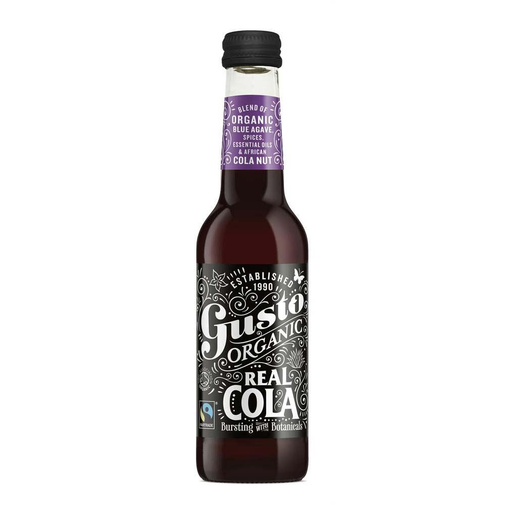 Gusto Sparkling Organic Fairtrade Real Cola 275ml