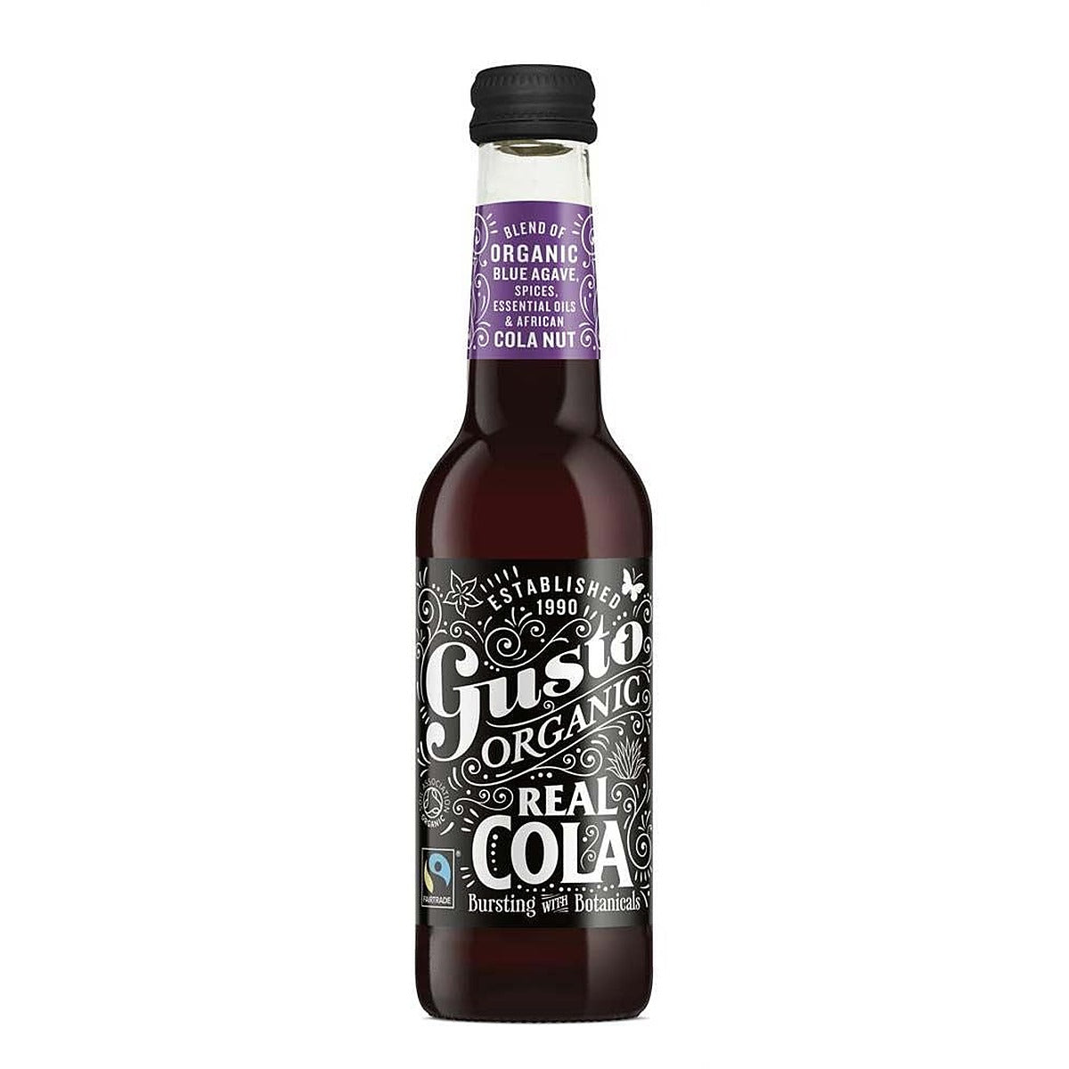 Gusto Sparkling Organic Fairtrade Real Cola 275ml