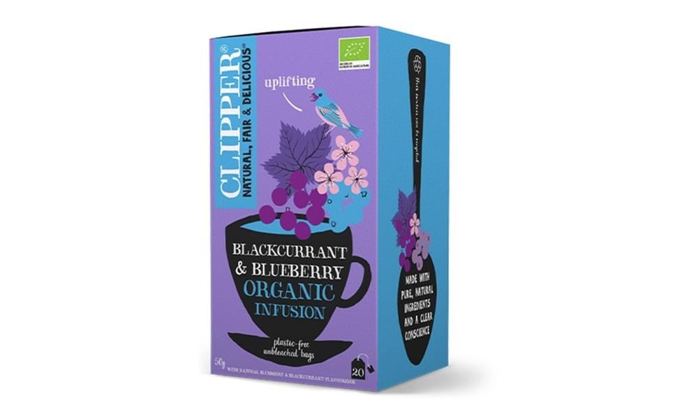 Clipper Organic Blackcurrant and Blueberry Infusions 20 Sachets