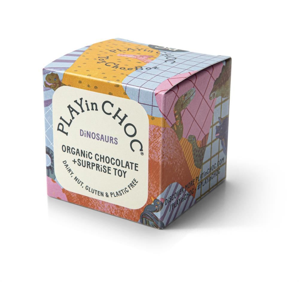 PLAYin CHOC ToyChoc Box Dinosaurs 38g - 6 Pack