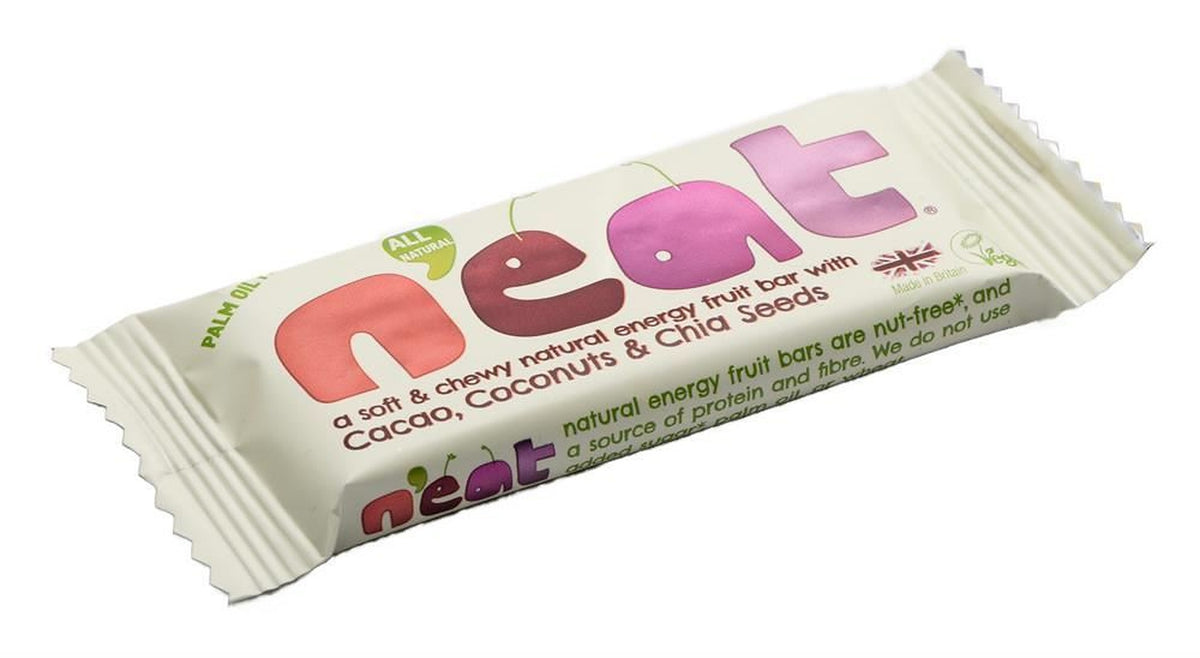 N'eat Natural Energy Neat Natural Energy Cacao & Coconuts Bar 45g - 16 Pack