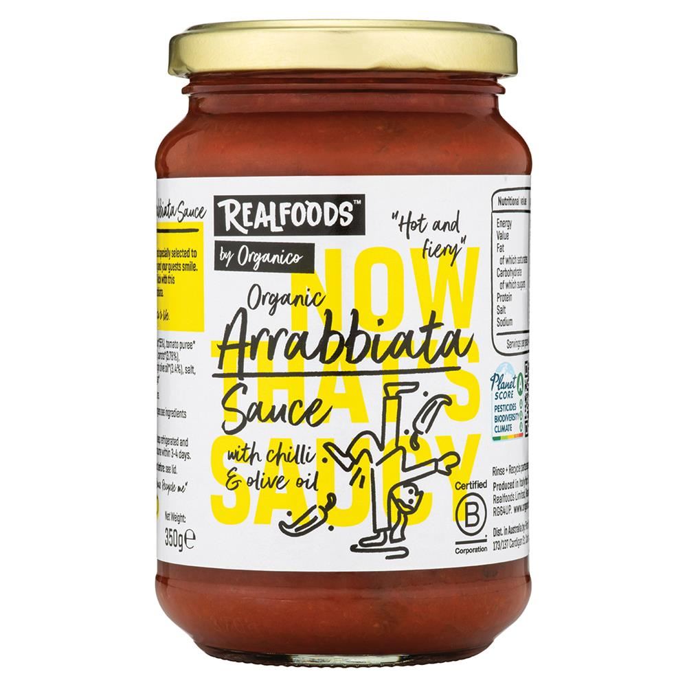 Organico Organic Arrabbiata Sauce 350g