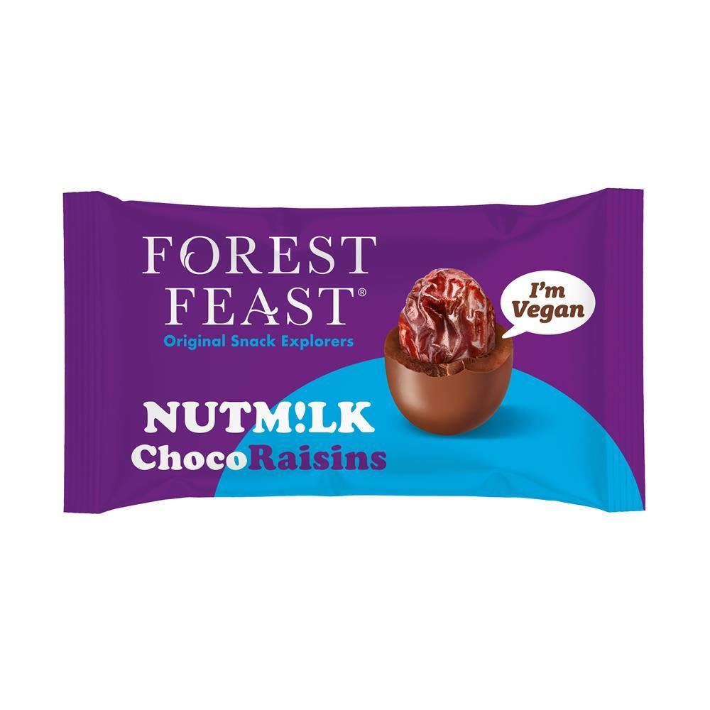 Forest Feast Nutm!lk Vegan Chocolate Choco Raisins 35g - 12 Pack