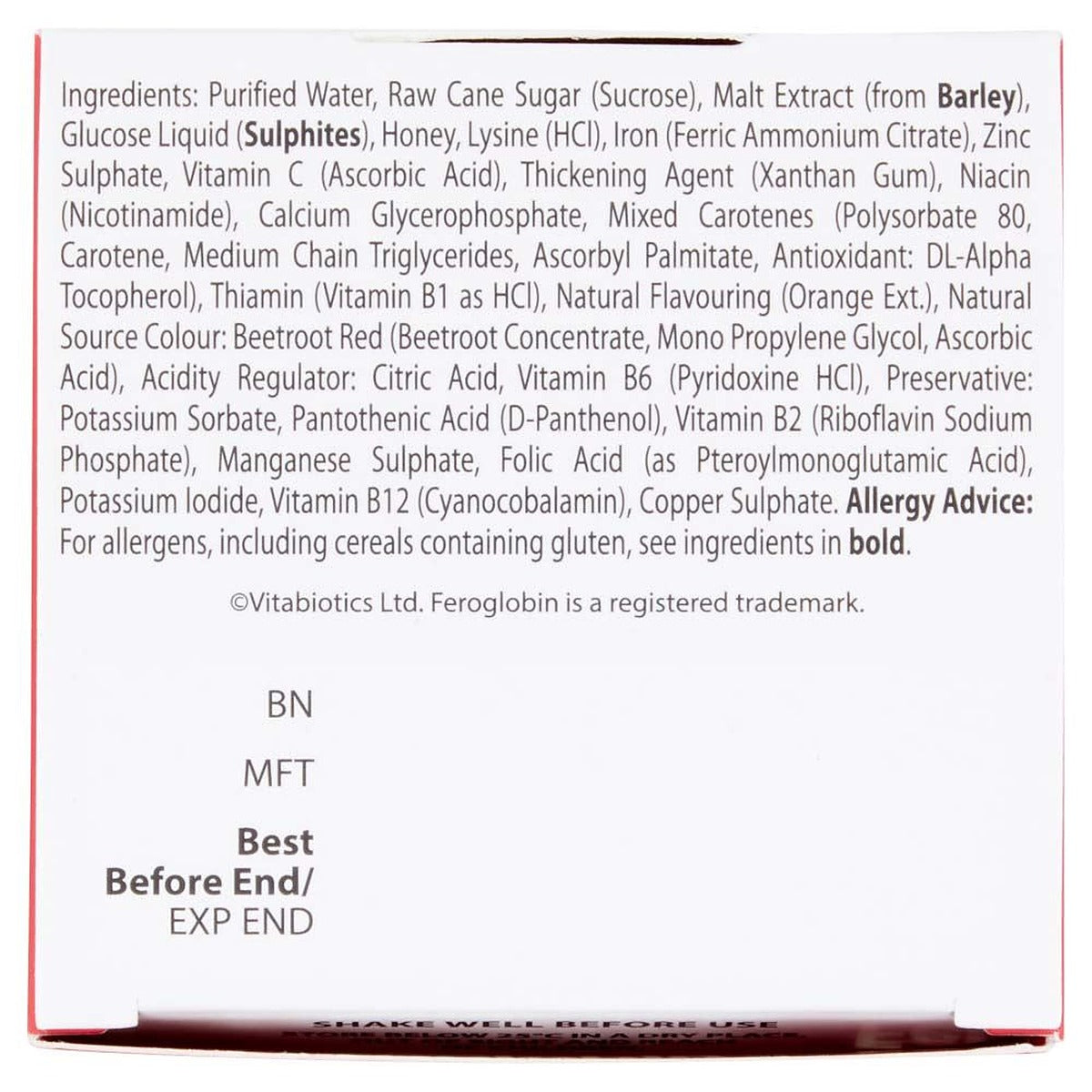 Vitabiotics Feroglobin Liquid - 500ml - image 3