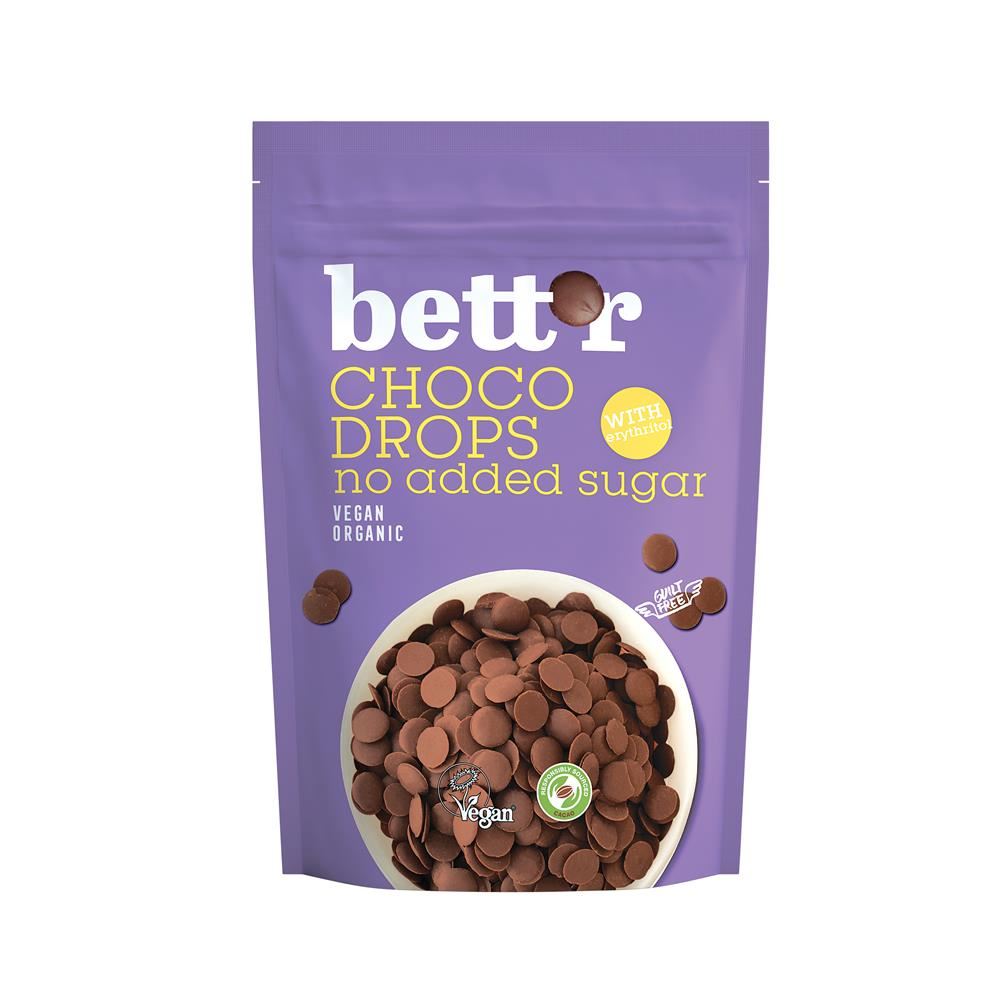 Bettr No Added Sugar Choco Drops 200g
