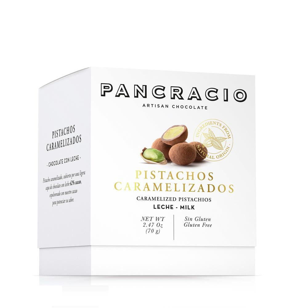 Pancracio Chocolate Caramelised Pistachio - Mini Gift Box 70g