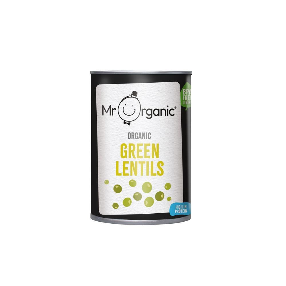 Mr Organic Green Lentils 400g