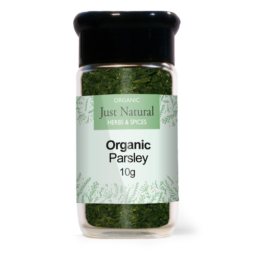 Just Natural Herbs Organic Parsley (Glass Jar) 17g