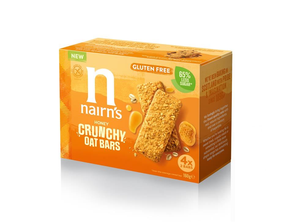 Nairns Nairn's Gluten Free Honey Crunchy Oat Bars 160g