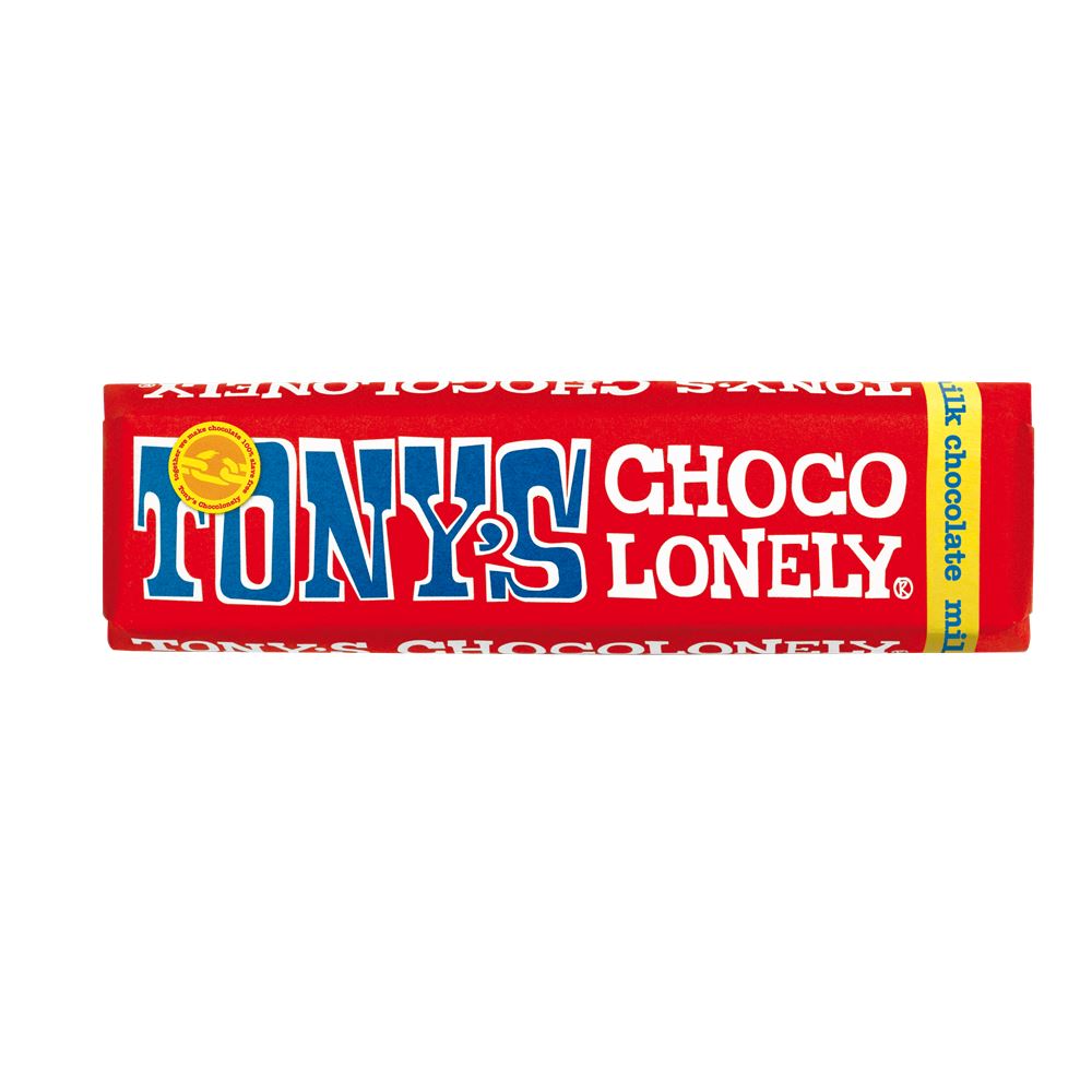 Tonys Chocolonely Milk Chocolate 50g