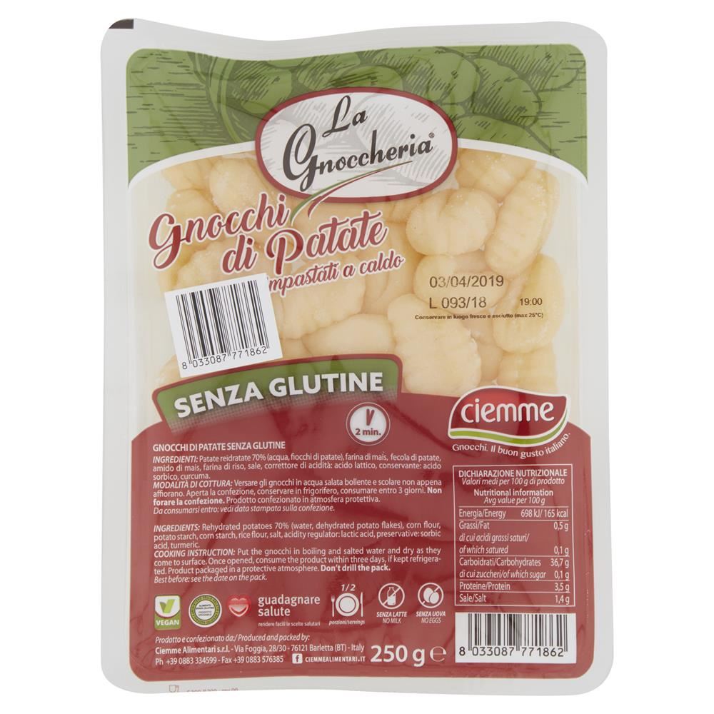 Ciemme Gluten Free and Vegan Gnocchi 250g