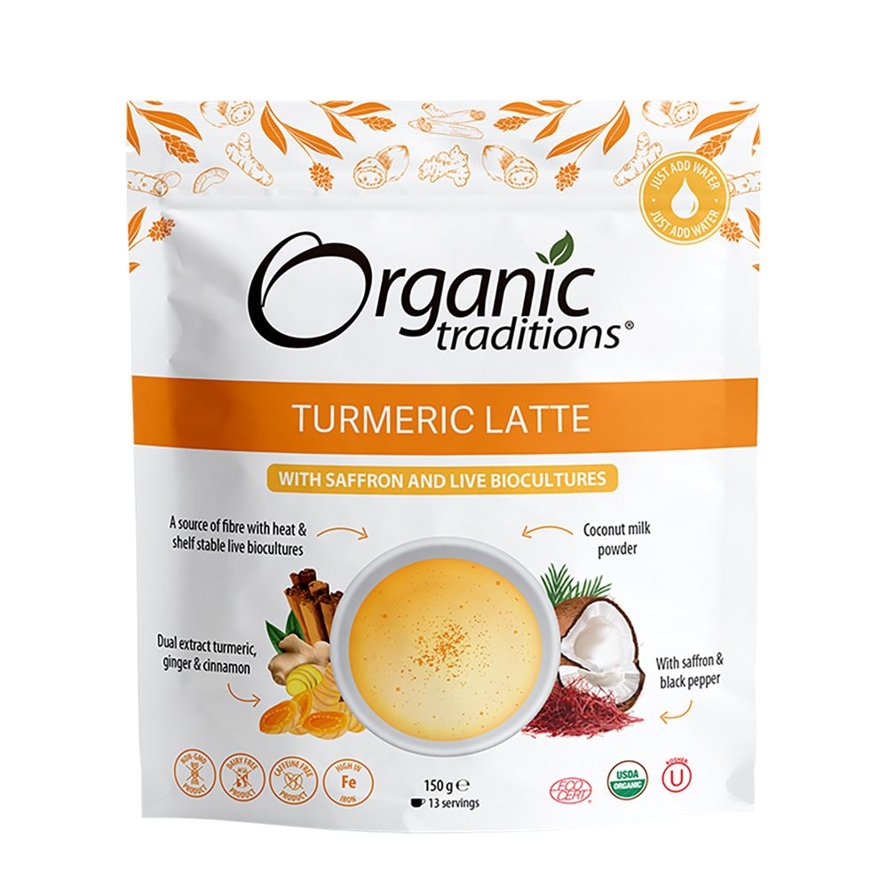 Organic Traditions Organic Turmeric Latte 150g