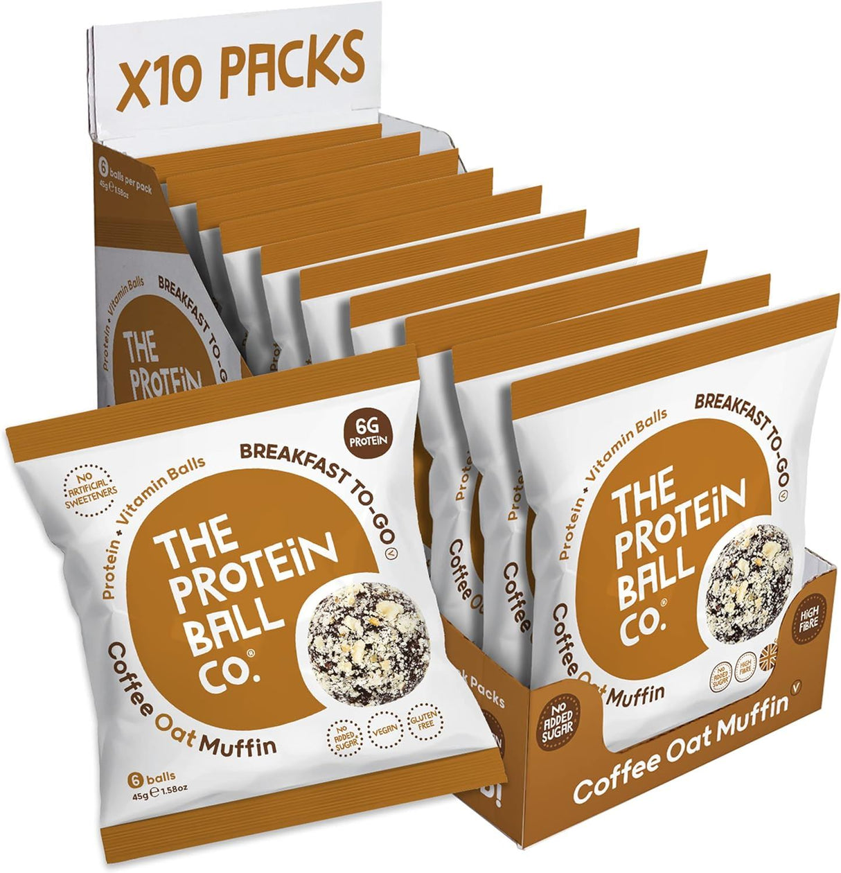 The Protein Ball Co. All Flavours - 45g - Pack of 10