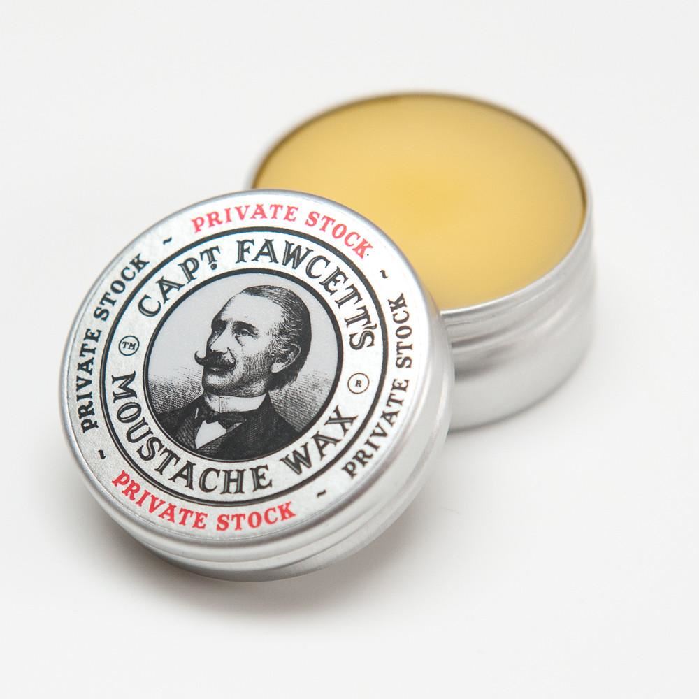 Captain Fawcett's Private Stock Moustache Wax 15ml Tin