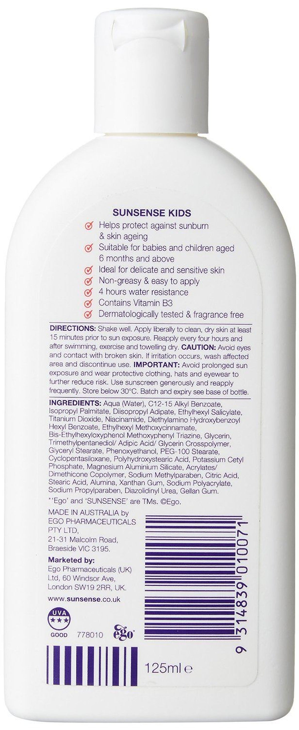 SunSense SPF 50 Plus Kids Sunscreen, 125 ml - image 3