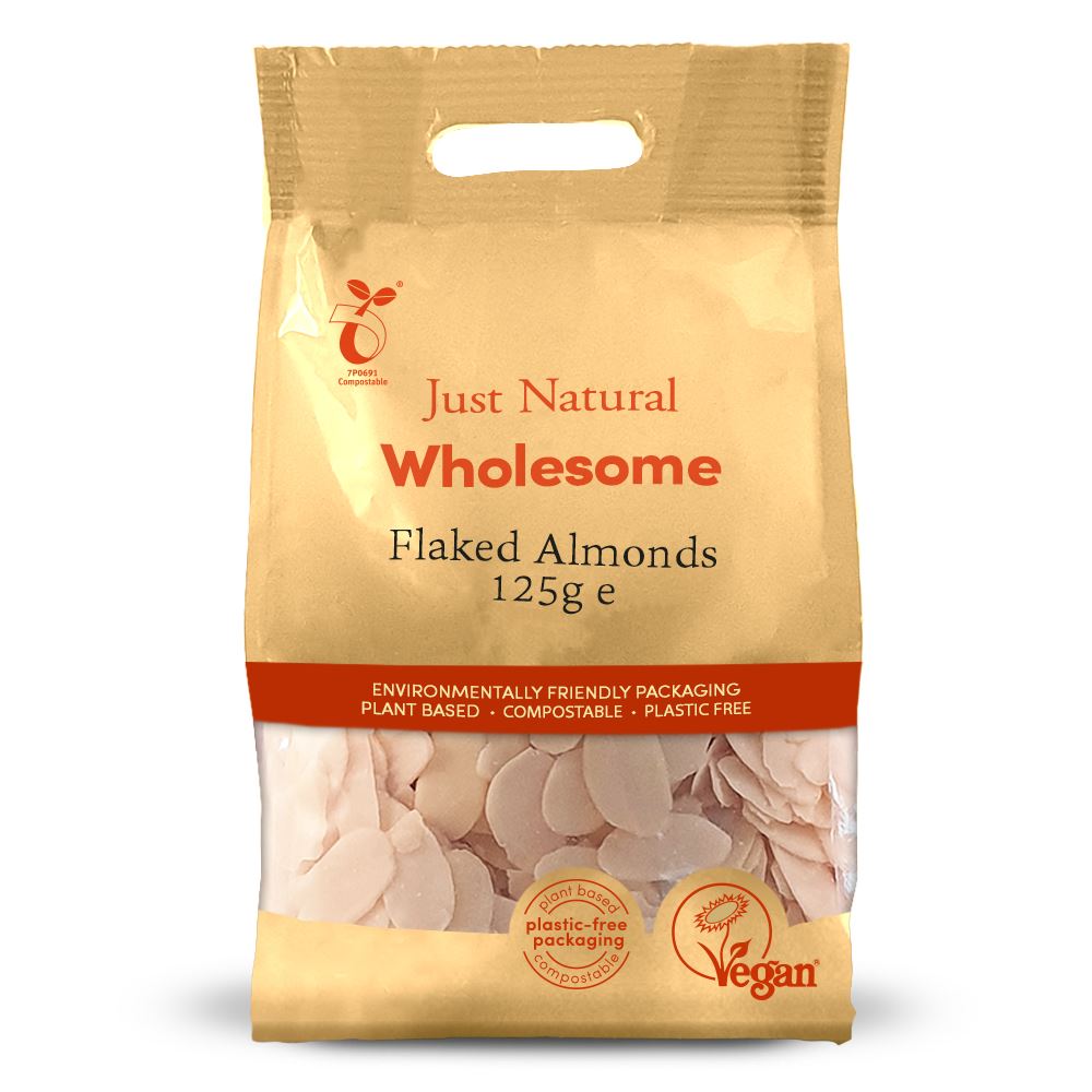Just Natural Wholesome Flaked Almonds 125g
