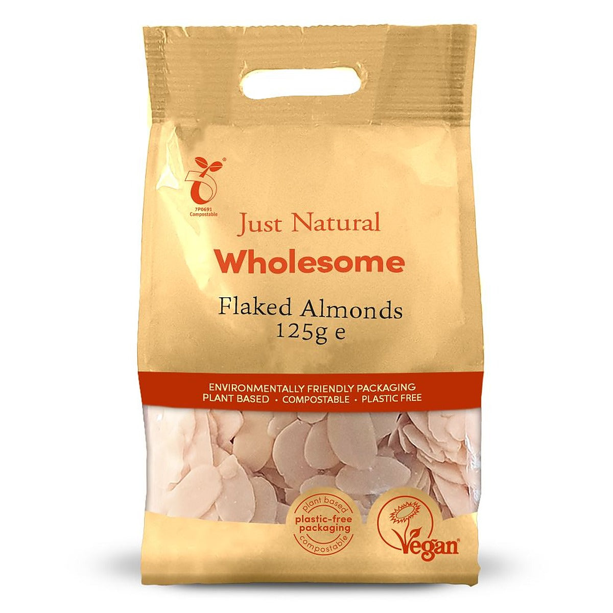 Just Natural Wholesome Flaked Almonds 125g