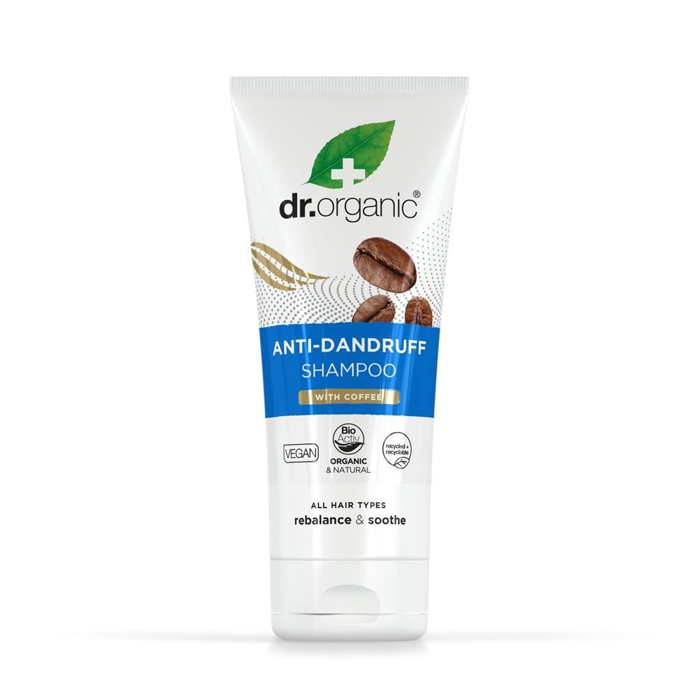 Dr Organic Anti-Dandruff Shampoo with Coffee 200ml