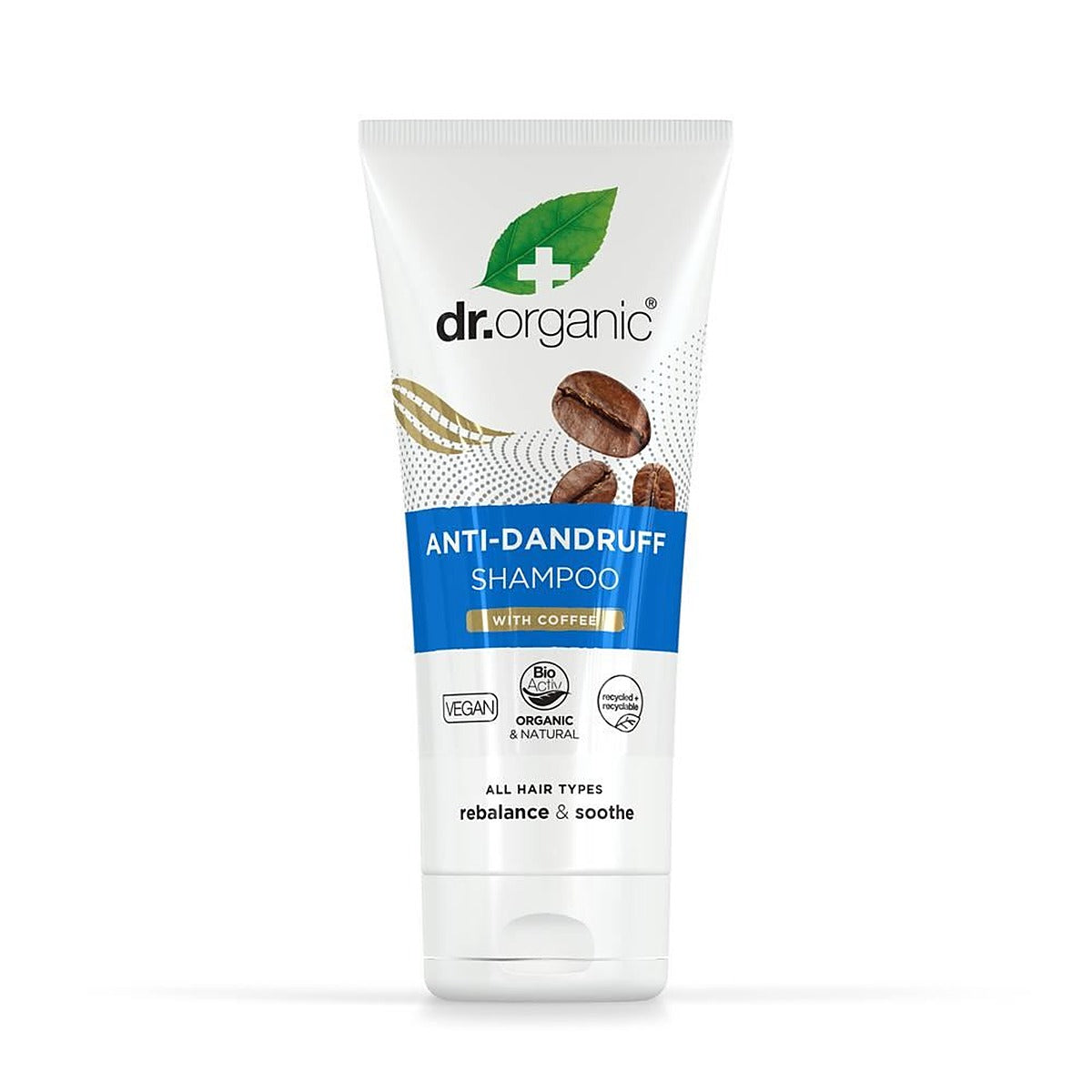 Dr Organic Anti-Dandruff Shampoo with Coffee 200ml