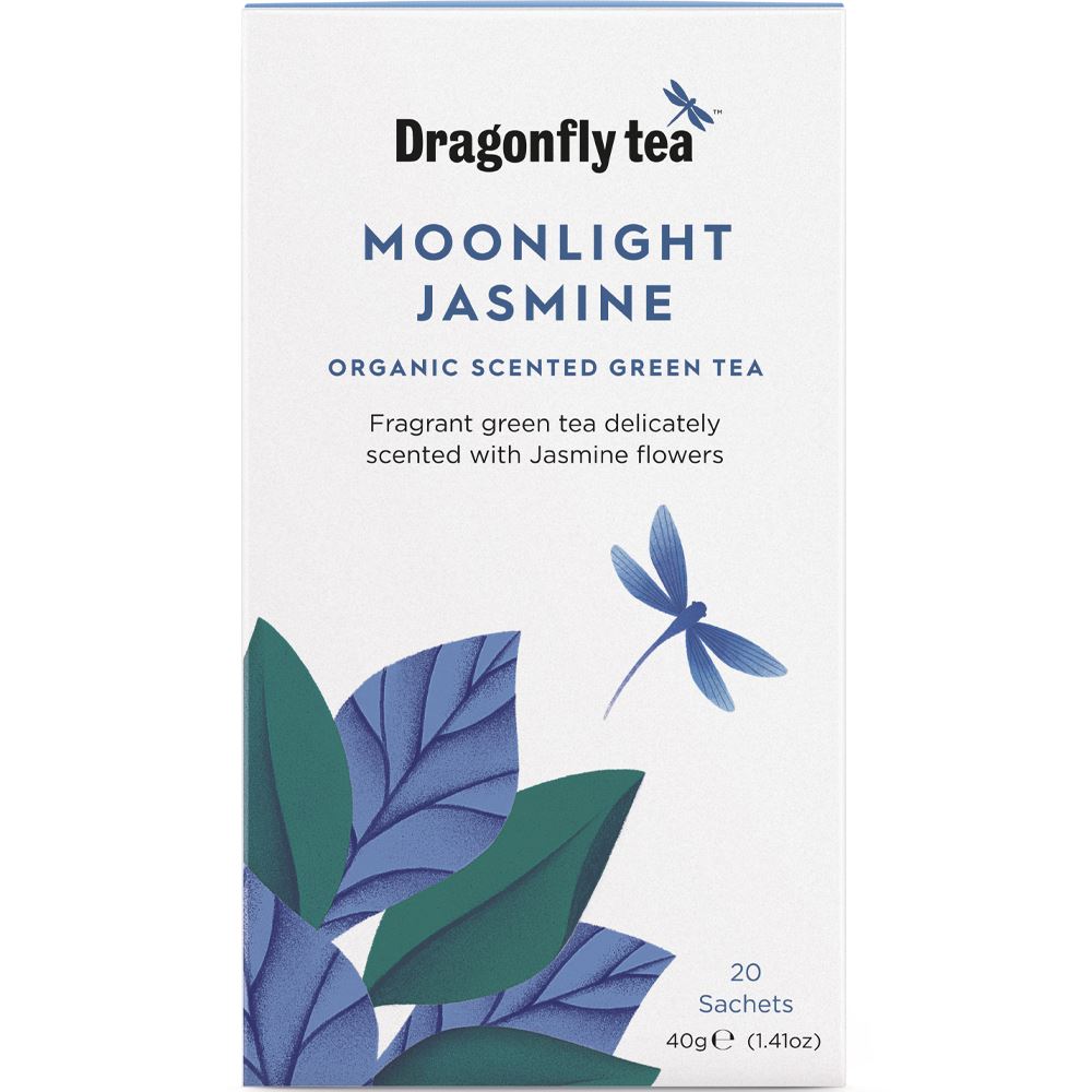 Dragonfly Tea Organic Moonlight Jasmine Green Tea 20 Tea bags