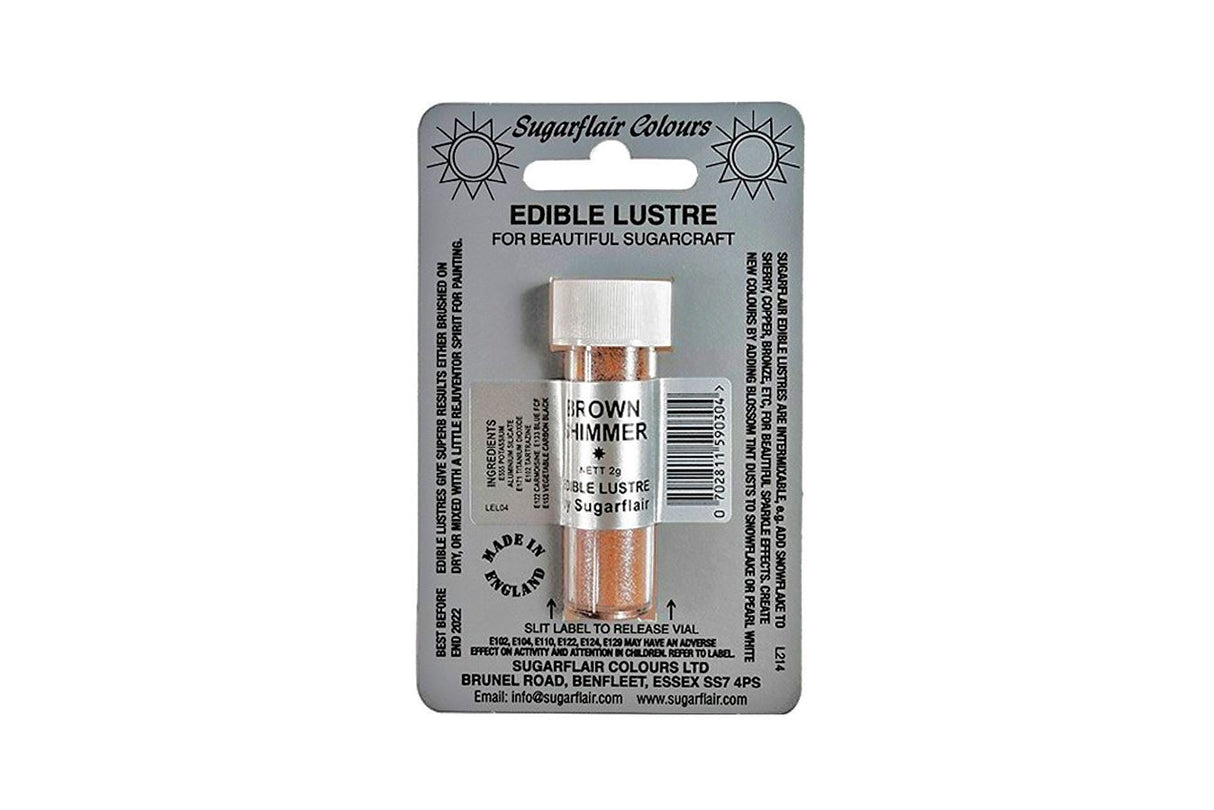 Sugarflair Edible Lustre - 2g All Shades