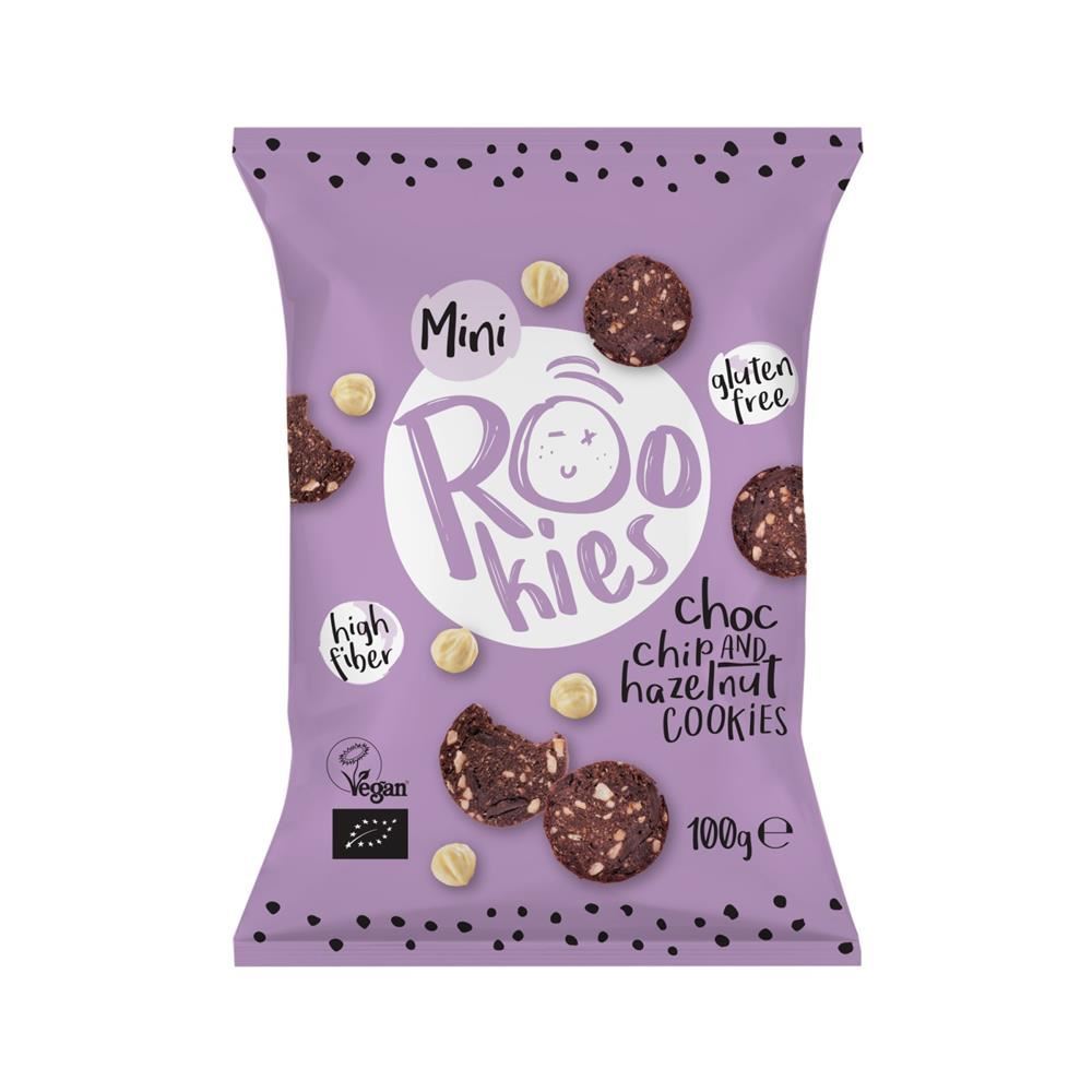 Rookies Choc Chip & Hazelnut Mini 100g - 6 Pack