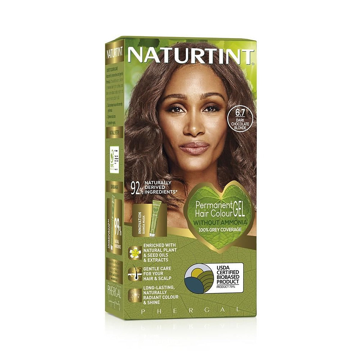 Naturtint Permanent Hair Colourant Dark Chocolate Blonde 6.7 170ml