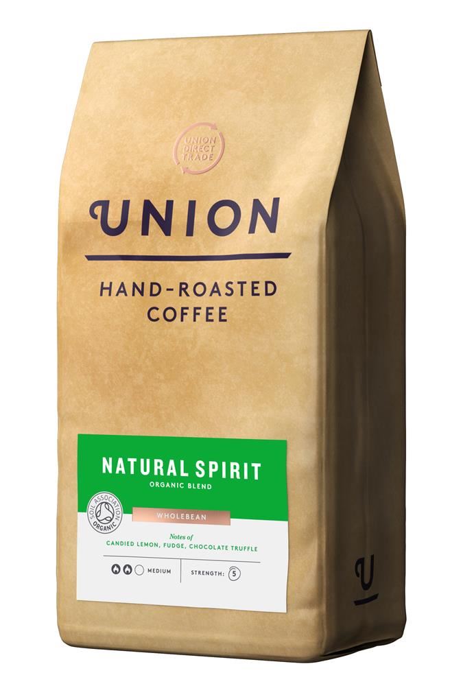 Union Roasted Coffee Natural Spirit Organic - Wholebean 200g