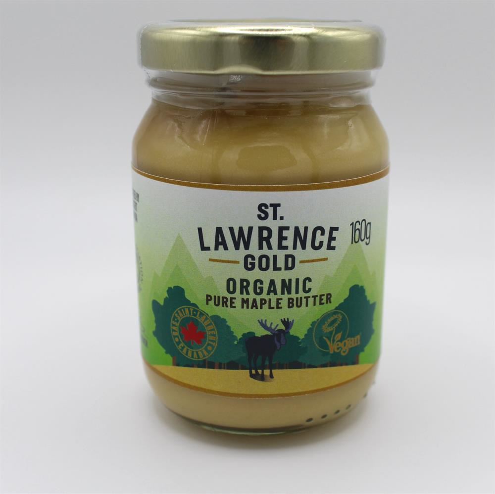 St Lawrence Gold Pure Organic Maple Butter 160g