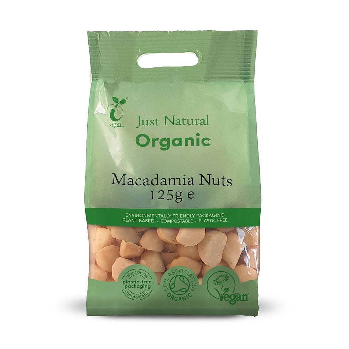 Just Natural Organic Organic Macadamia Nuts 125g