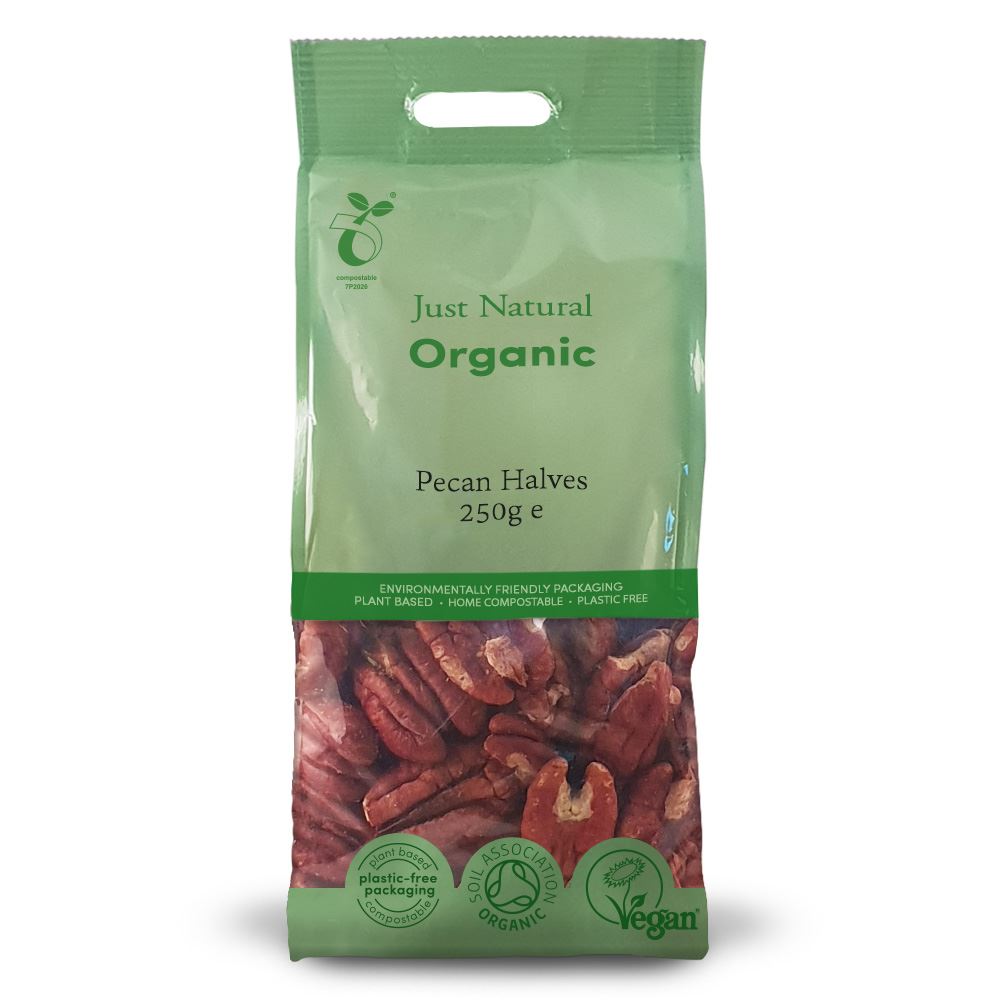 Just Natural Organic Organic Pecan Halves 250g