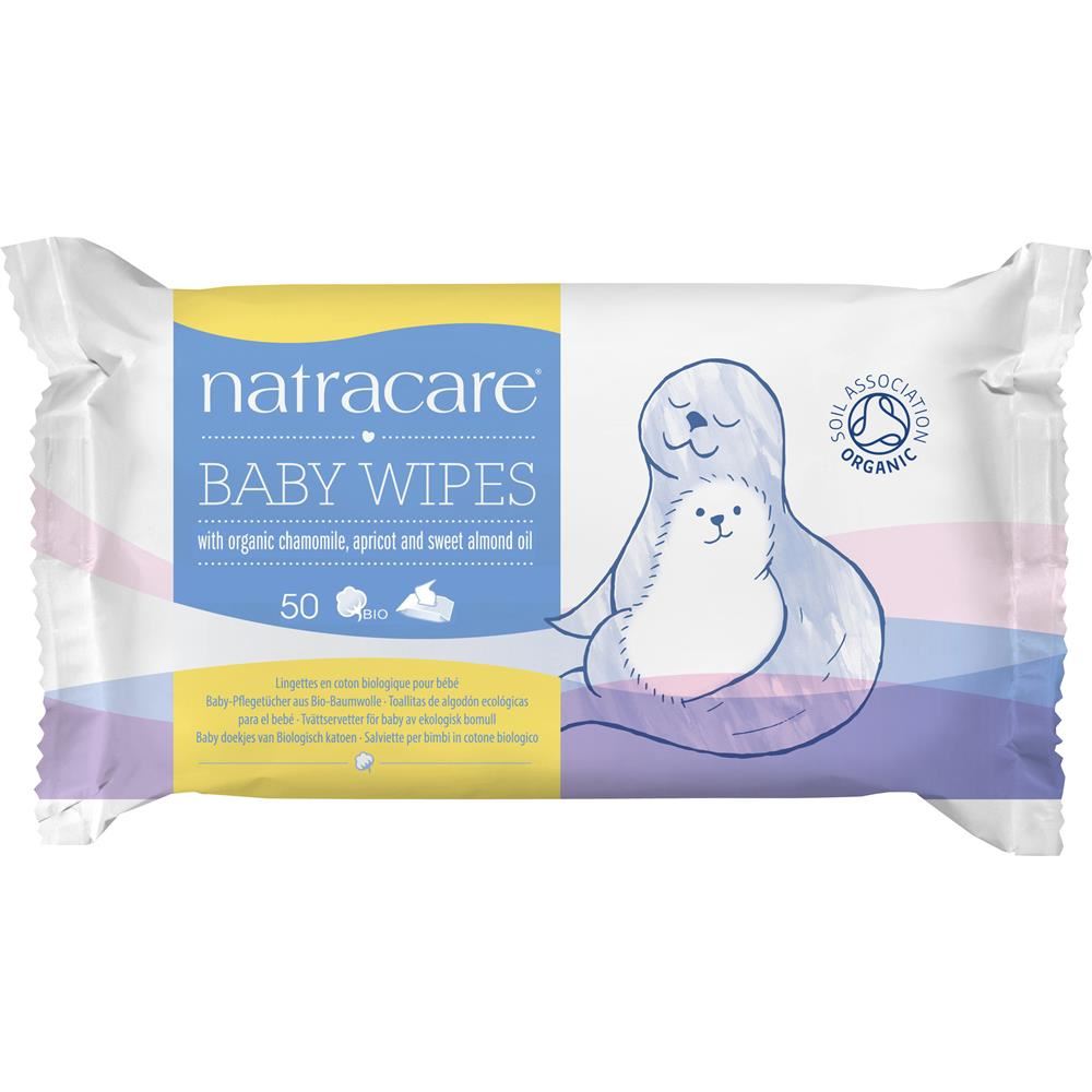 Natracare Organic Baby Wipes x 50