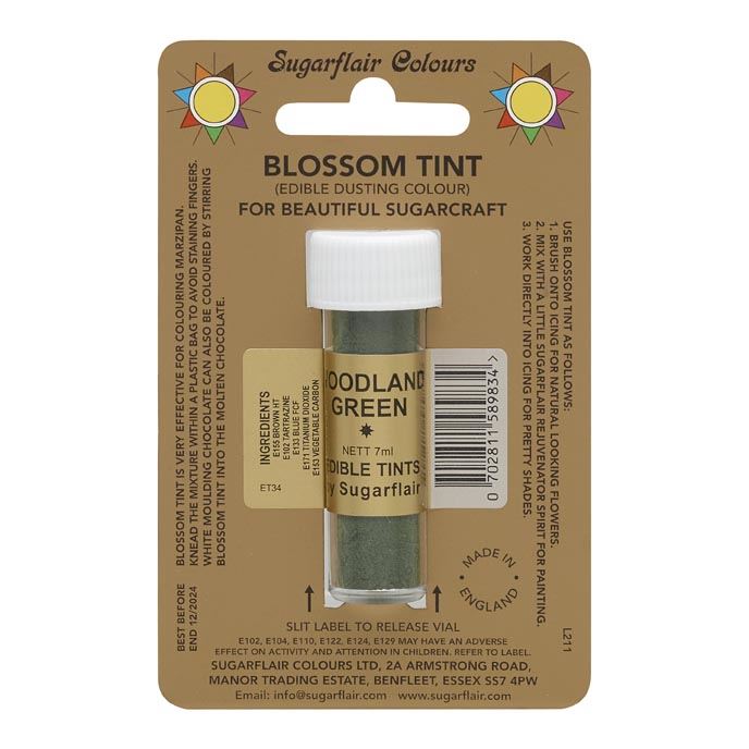 Sugarflair BLOSSOM TINT Edible Food Colour Powder - 7ml