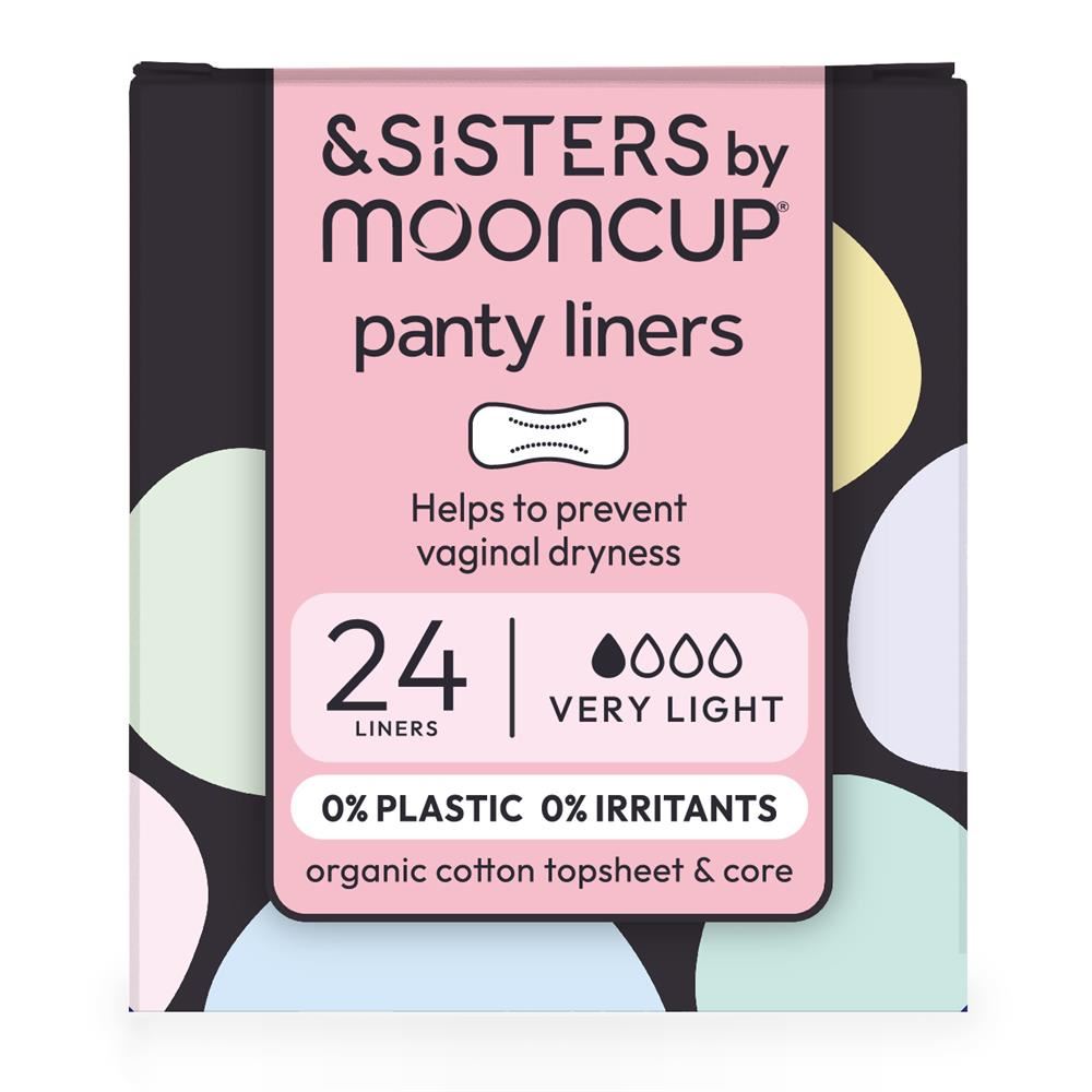 AND SISTERS Organic Cotton Bio-wrapped Liners Unscented (24 pack)